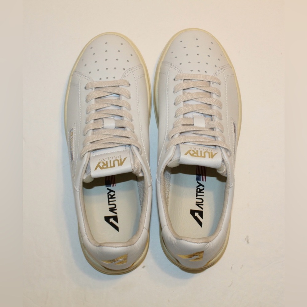 Autry Dallas Low Top Leather Shoes Size Women’s EU39/ US 9 NEW - Picture 10 of 11
